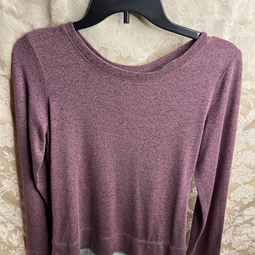 Maurices Deep Purple Knit Top